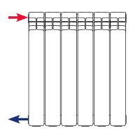 Боковое подключение